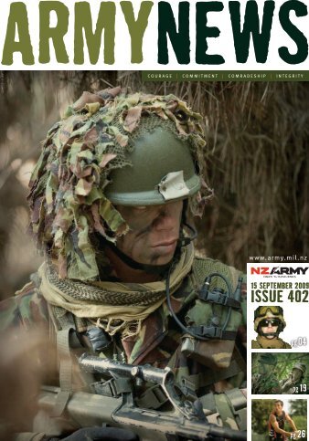 Army News Issue 402, 15 September 2009 - New Zealand Army