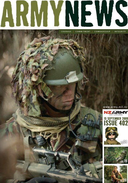 Army News Issue 402, 15 September 2009 - New Zealand Army