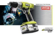 2008 Power Tool Catalog - Ryobi