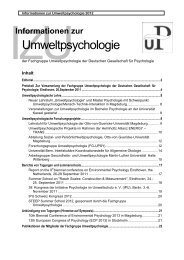 Umweltpsychologie - DGPs