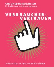 VERBRAUCHER- VERTRAUEN - Otto Group