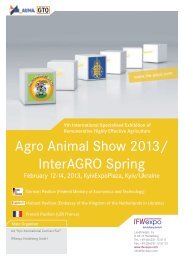 Agro Animal Show 2013/ InterAGRO Spring - IFW-Expo