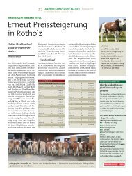 Stiere - Landwirtschaftskammer Tirol