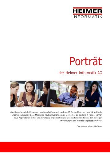 Porträt Heimer Informatik Nov 2011 Kopie.p65 - Heimer Informatik AG