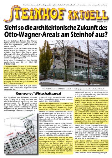 Sieht so die architektonische Zukunft des Otto-Wagner-Areals am ...