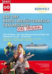 DaS ORF RaDIO OBERÖSTERREICH TRaUMSCHIFF