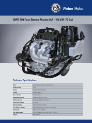 MPE 750 Four Stroke Marine NA – 51 kW (70 hp) - Weber Motor ...