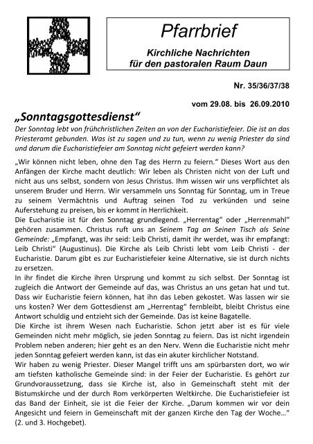 Pfarrbrief 35 - kirche-daun.de