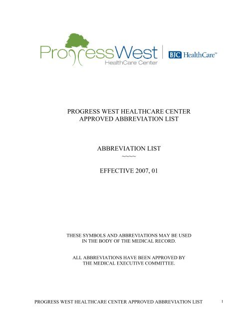 Missouri Baptist Medical Center Bjc Healthcare