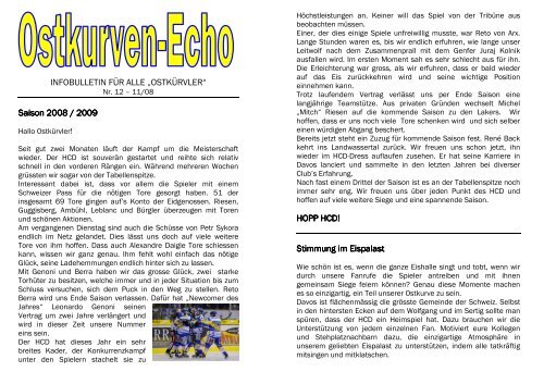 Ostkurven-Echo #12 - Ostkurve Davos