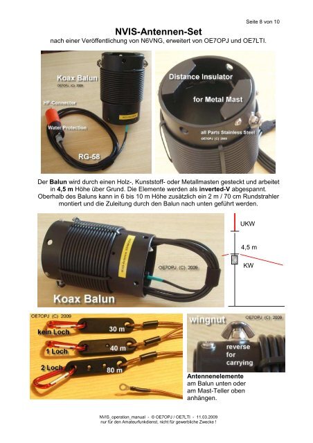 NVIS OPERATION MANUAL - QTH.at