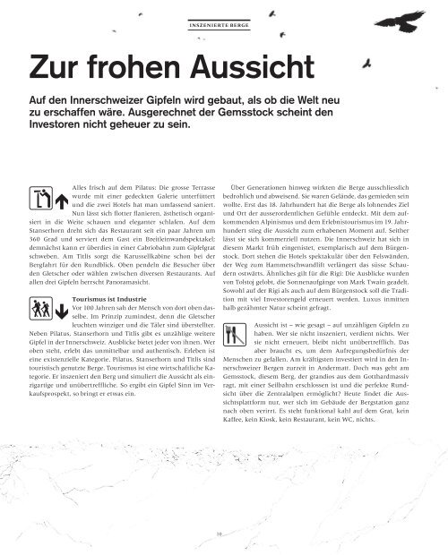 der BerG ist kulisse - 041 Kulturmagazin