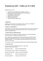 Protokoll des OFC-Treffens - Hertha BSC