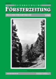 Ausgabe 4/2002 - Der Verband Österreichischer Förster