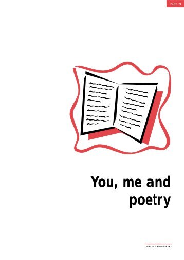 You, me and poetry (pdf 824kb) - Public Schools NSW