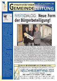 Neue Form der Bürgerbeteiligung! - Pfaffstätten