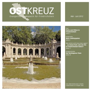 OSTKREUZ Magazin - Evangelische Kirchengemeinde St. Markus ...