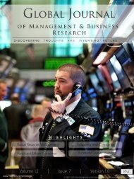 Global Journal of Management and Business Research - Bad Request