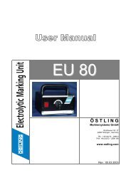 MiniEtch EU80 user manual - Trend Product Marking Systems ...