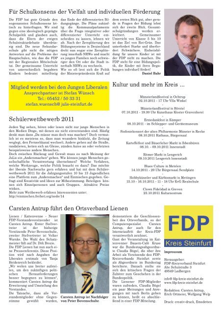 FDP Rheine - FDP Kreis Steinfurt
