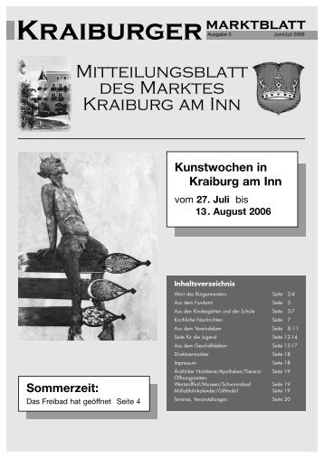 Ausgabe 3 - Juni / Juli - Markt Kraiburg am Inn