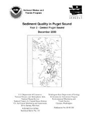 Sediment Quality in Puget Sound Year 2 - Center for Coastal ...