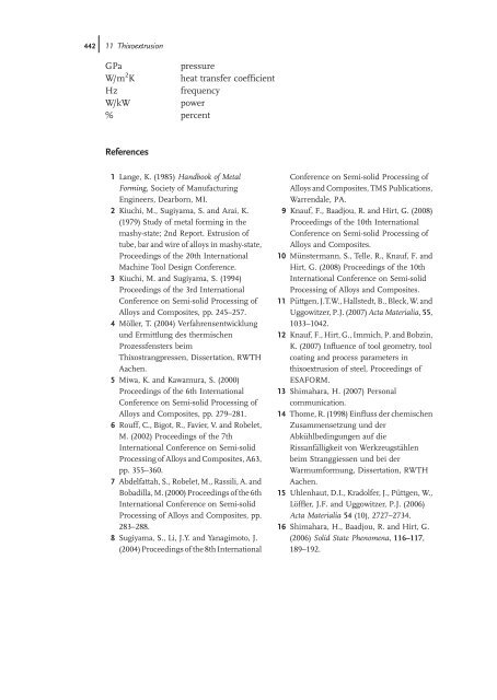 Thixoforming : Semi-solid Metal Processing