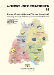 informationen - Landesamt für Geologie, Rohstoffe und Bergbau