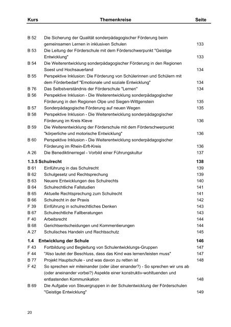 2013 - Institut für Lehrerfortbildung IfL- Mülheim/Ruhr