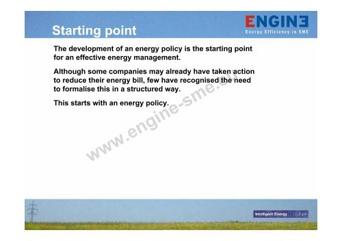 Training course on energy efficiency in SMEs - engine-sme.eu