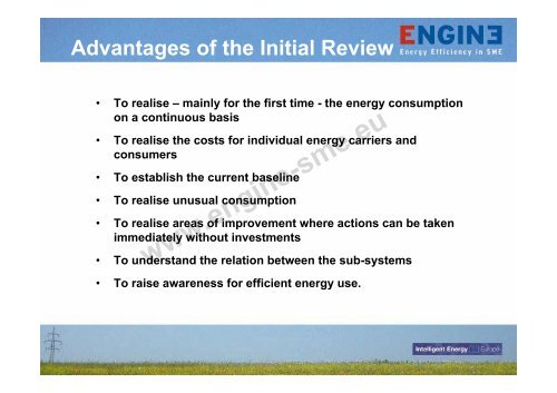 Training course on energy efficiency in SMEs - engine-sme.eu