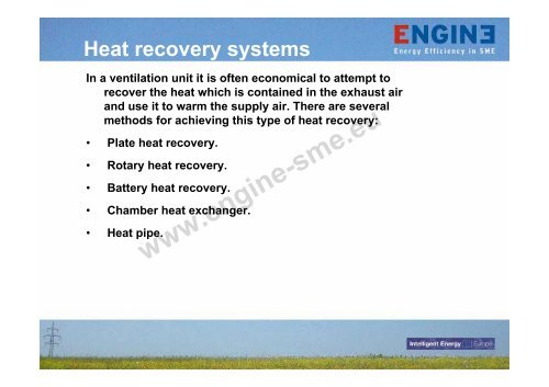 Training course on energy efficiency in SMEs - engine-sme.eu