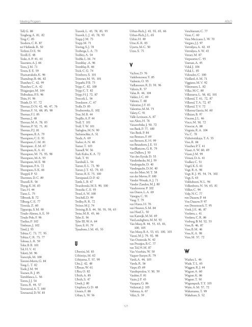 CONFERENCE PROGRAM - ASLO