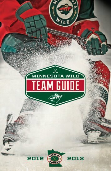 2012-13 Wild Team Guide - Minnesota Wild