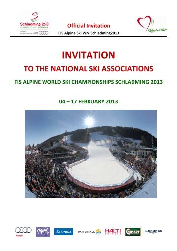 Team Invitation - Schladming 2013