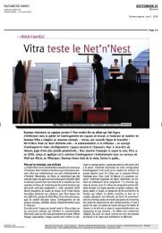 Vitra teste le Net'n'Nest - Ronan et Erwan Bouroullec