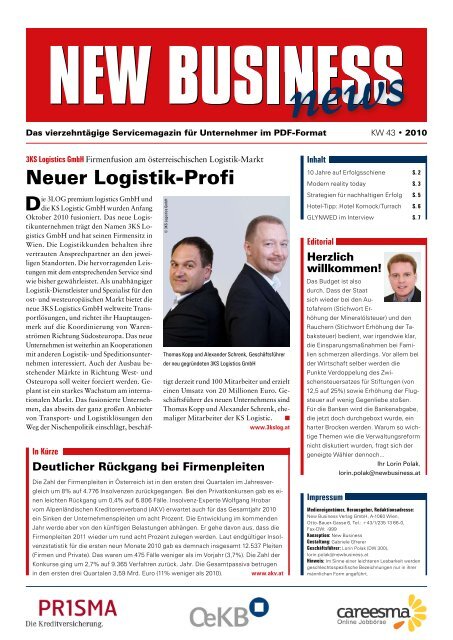 Neuer Logistik-Profi - NEW BUSINESS News