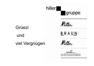 Gesamtprospekt Hiller Gruppe - Chairholder GmbH & Co. KG