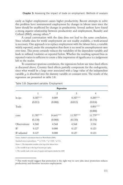 Trade and Employment From Myths to Facts - International Labour ...