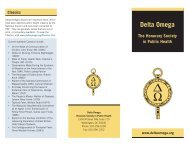 Delta Omega Informational Brochure
