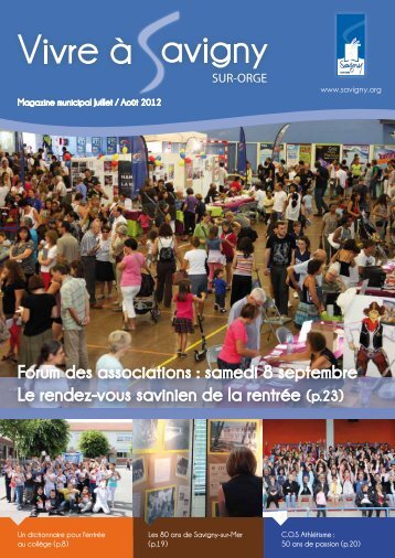 Forum des associations : samedi 8 septembre ... - Savigny-sur-Orge