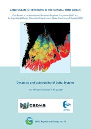 Dynamics and Vulnerability of Delta Systems - loicz