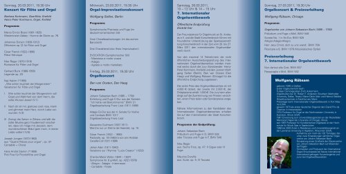 Zum Programmflyer - Stadt Korschenbroich