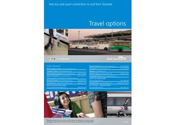 Travel options - Stansted Airport