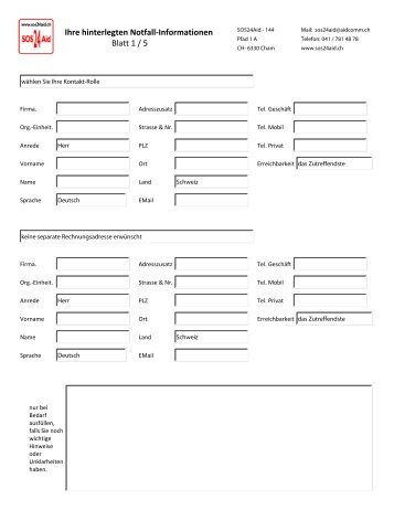 Sos24aid-144 Erfassungs&Mutations-Formular