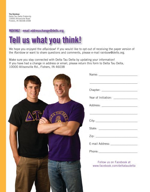 Spring 2012 - Delta Tau Delta