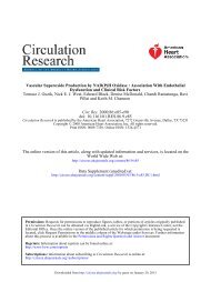 UltraRapid Communication - Circulation Research