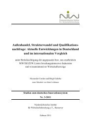 Außenhandel, Strukturwandel und Qualifikations- nachfrage ...