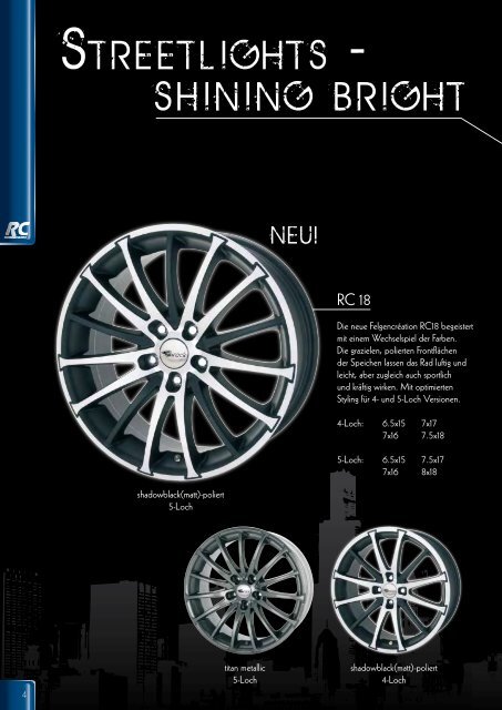 Programm 2009 - Brock Alloy Wheels