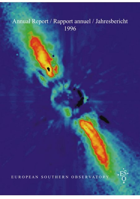 Annual Report / Rapport annuel / Jahresbericht 1996 - ESO